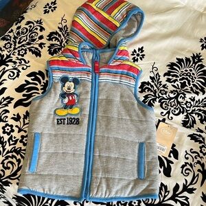 NWT Mickey Mouse heavy vest